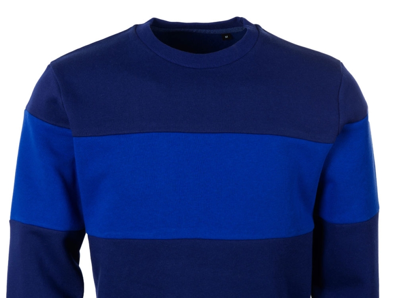 Свитшот блокинг Edinburgh, мужской (navy/синий классический) M (Изображение 5)