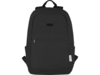 Противокражный рюкзак Joey для ноутбука 15,6 из переработанного брезента (черный)  (Изображение 2)