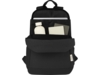Противокражный рюкзак Joey для ноутбука 15,6 из переработанного брезента (черный)  (Изображение 4)