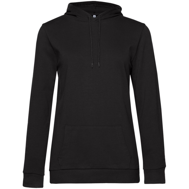 Толстовка с капюшоном женская Hoodie, черная, размер L (Изображение 1)