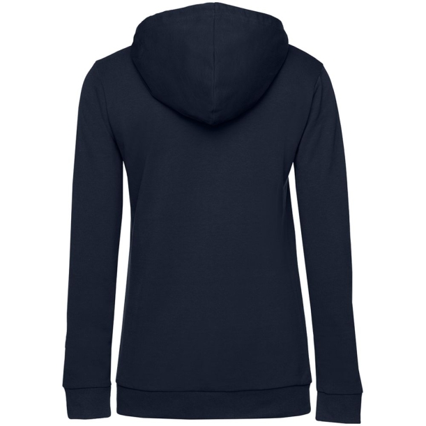Толстовка с капюшоном женская Hoodie, темно-синяя, размер XS (Изображение 2)