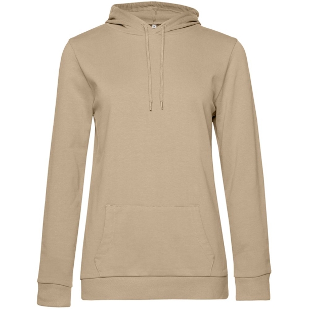 Толстовка с капюшоном женская Hoodie, бежевая, размер M (Изображение 1)