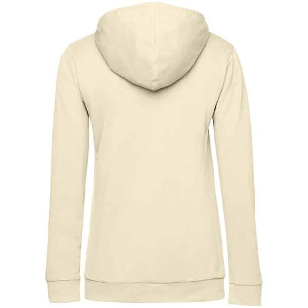 Толстовка с капюшоном женская Hoodie, светло-желтая, размер S (Изображение 2)