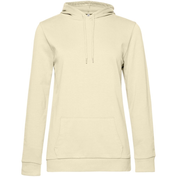 Толстовка с капюшоном женская Hoodie, светло-желтая, размер M (Изображение 1)