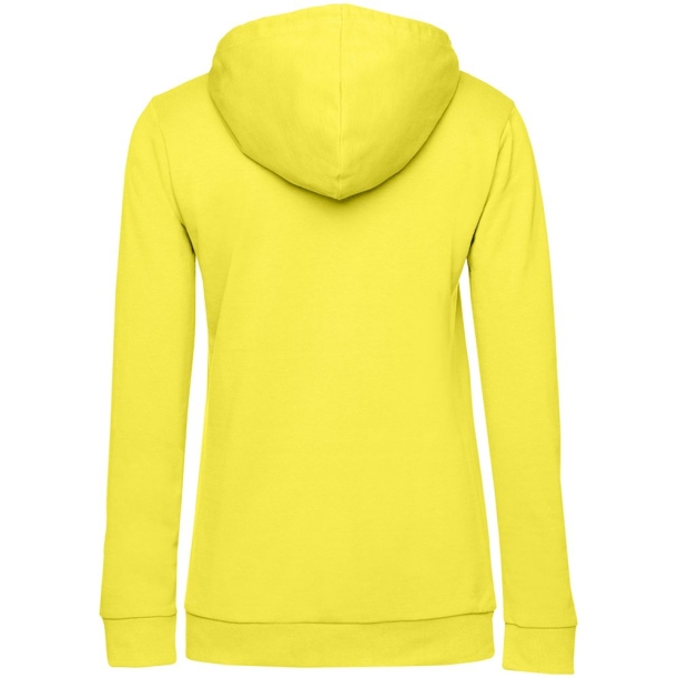 Толстовка с капюшоном женская Hoodie, желтая, размер M (Изображение 2)