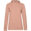 Толстовка с капюшоном женская Hoodie, бежевая (nude), размер XS (Изображение 1)