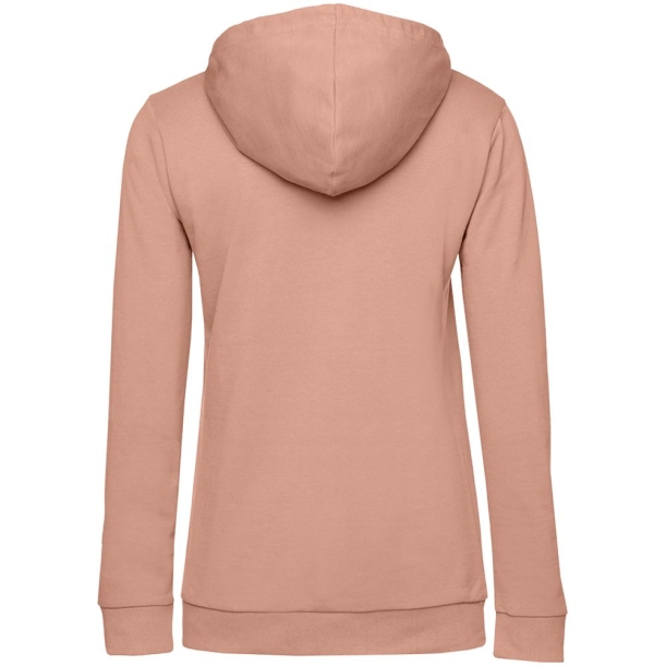 Толстовка с капюшоном женская Hoodie, бежевая (nude), размер L (Изображение 2)