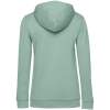 Толстовка с капюшоном женская Hoodie, серо-зеленая, размер XXL (Изображение 2)