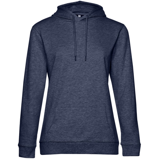 Толстовка с капюшоном женская Hoodie, синий меланж, размер XL (Изображение 1)