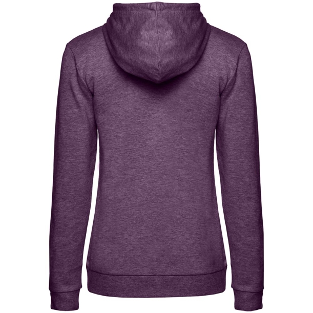 Толстовка с капюшоном женская Hoodie, фиолетовый меланж, размер XXL (Изображение 2)