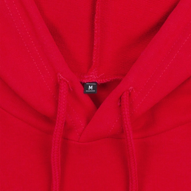 Толстовка с капюшоном женская Hoodie, темно-зеленый меланж, размер XXL (Изображение 3)