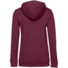 Толстовка с капюшоном женская Hoodie, бордовая, размер L (Изображение 2)
