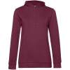 Толстовка с капюшоном женская Hoodie, бордовая, размер L (Изображение 1)