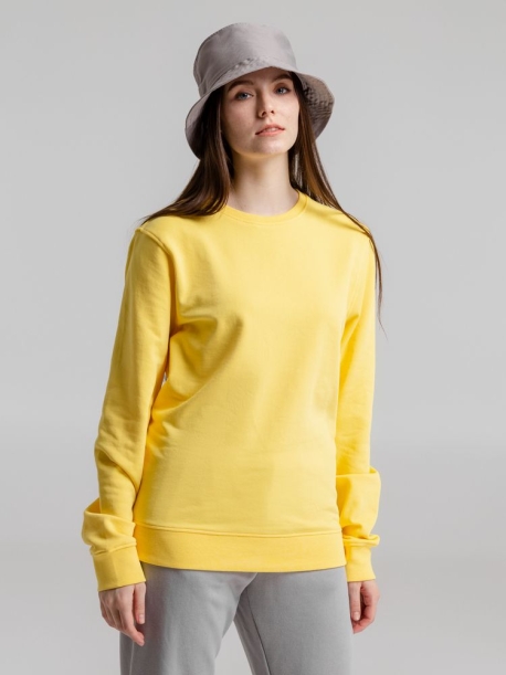 Свитшот унисекс BNC Organic, желтый, размер XXL (Изображение 9)