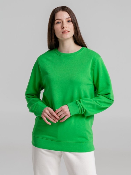 Свитшот унисекс BNC Organic, зеленый, размер XXL (Изображение 9)