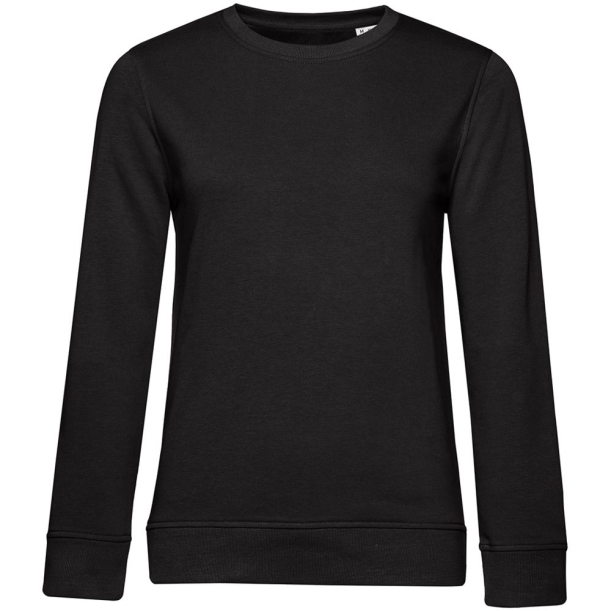 Свитшот женский BNC Organic, черный, размер XXL (Изображение 1)