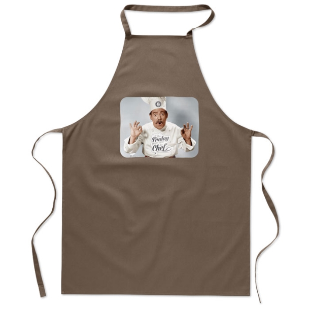 Кухонный фартук из хлопка (Taupe) (Изображение 2)