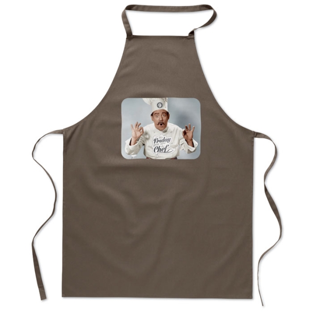 Кухонный фартук из хлопка (Taupe) (Изображение 7)
