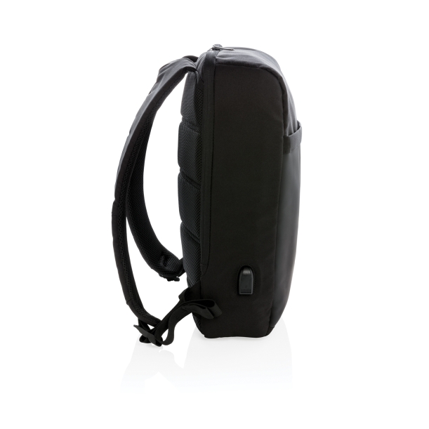Антикражный рюкзак Swiss Peak 15"  с RFID защитой и разъемом USB, черный (Изображение 9)
