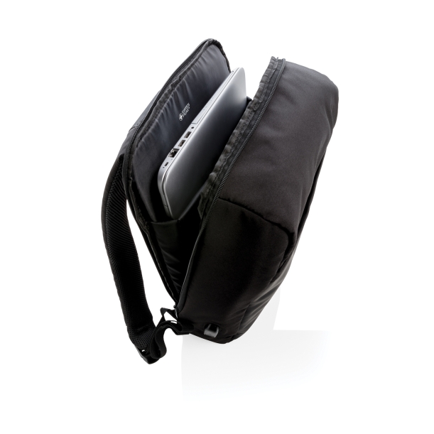 Антикражный рюкзак Swiss Peak 15"  с RFID защитой и разъемом USB, черный (Изображение 7)