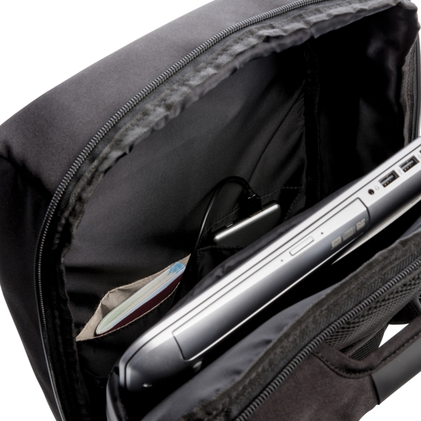 Антикражный рюкзак Swiss Peak 15"  с RFID защитой и разъемом USB, черный (Изображение 10)