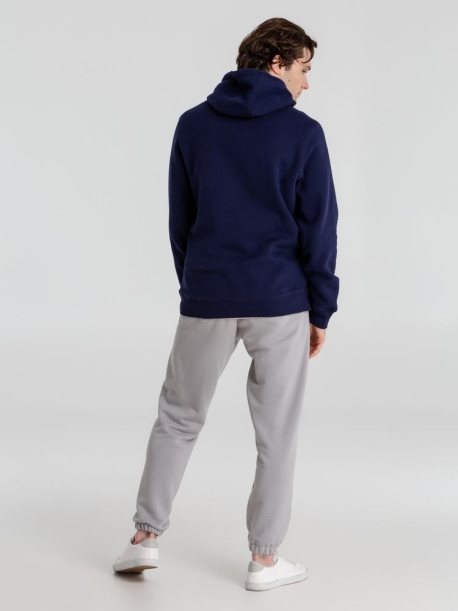 Толстовка с капюшоном унисекс King, темно-синяя, размер M (Изображение 12)