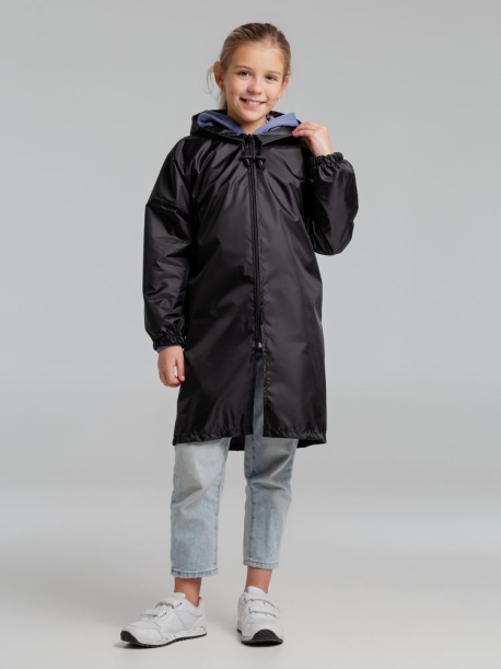 Дождевик детский Rainman Kids черный, 7-9 лет (Изображение 6)