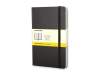 Записная книжка Moleskine Classic (в клетку) в твердой обложке, Large (13х21см), черный (Изображение 1)