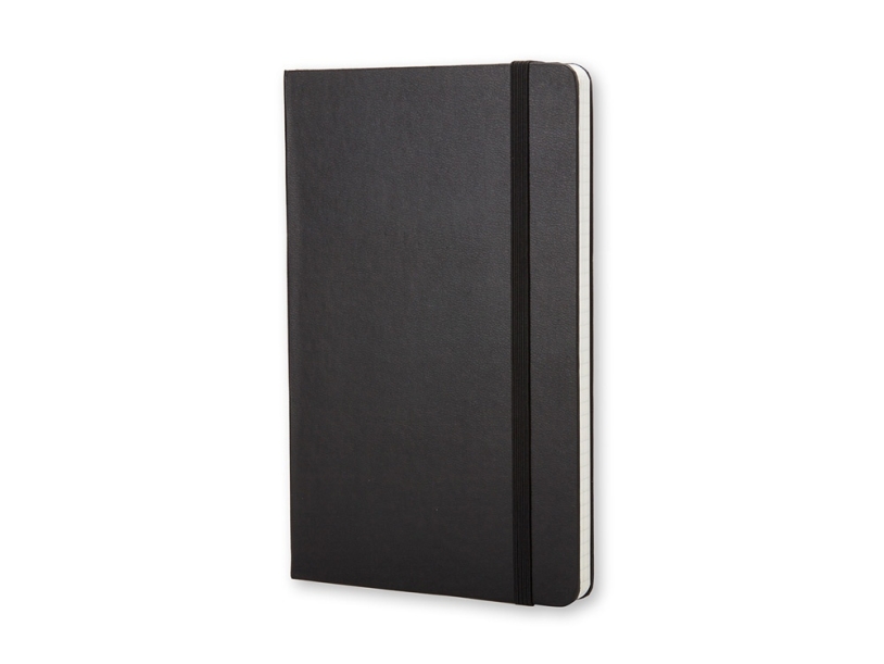 Записная книжка Moleskine Classic (в клетку) в твердой обложке, Large (13х21см), черный (Изображение 5)