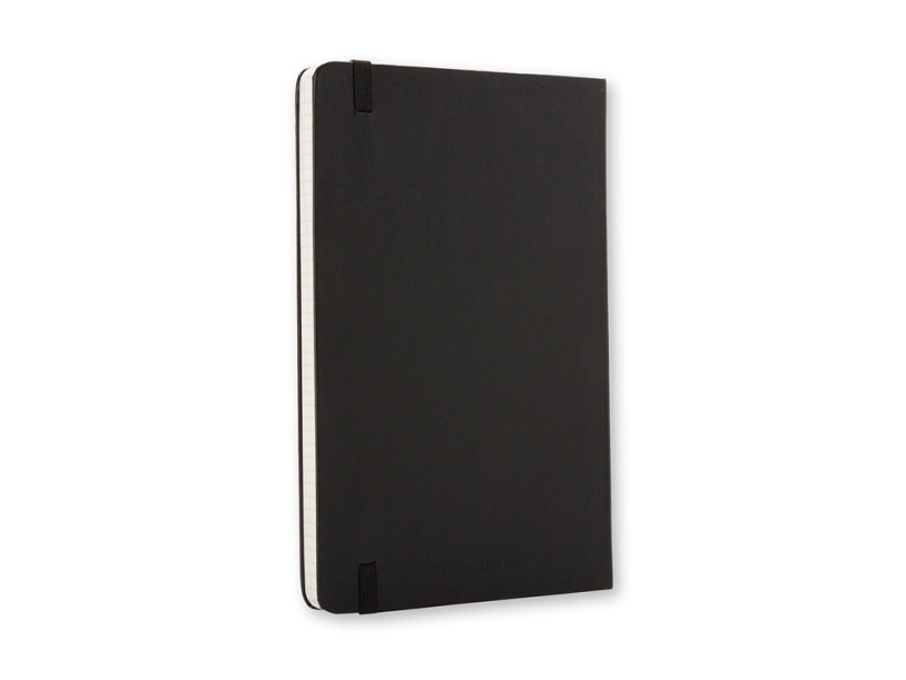 Записная книжка Moleskine Classic (в клетку) в твердой обложке, Large (13х21см), черный (Изображение 6)