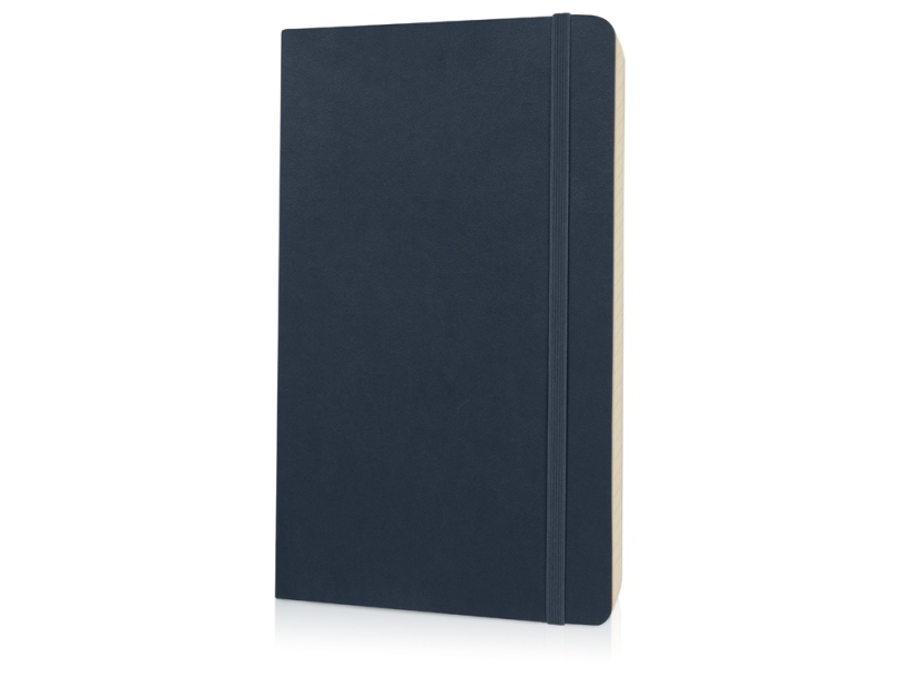 Записная книжка А5  (Large) Classic Soft (в линейку) (синий)  (Изображение 1)