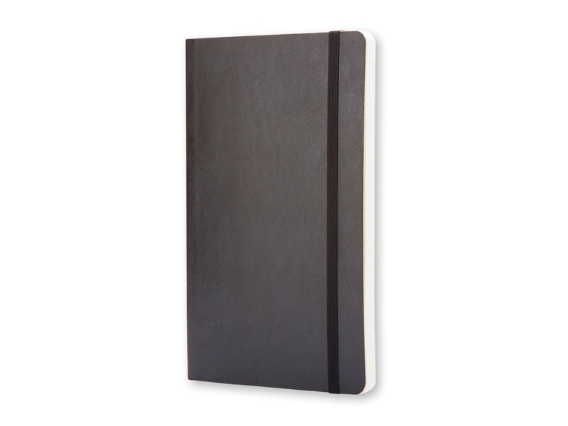 Записная книжка А5  (Large) Classic Soft (в линейку) (черный)  (Изображение 5)