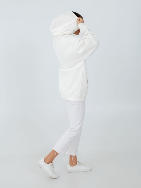 Худи Kulonga Oversize, ver.1, молочно-белое, размер ХS/S (Изображение 5)