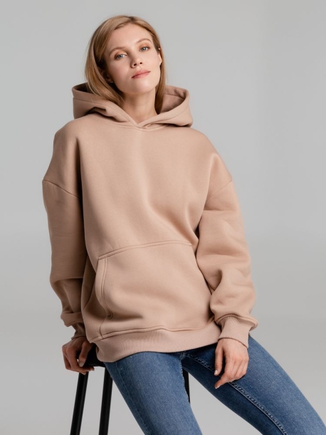 Худи Kulonga Oversize, бежевое, размер ХS/S (Изображение 4)