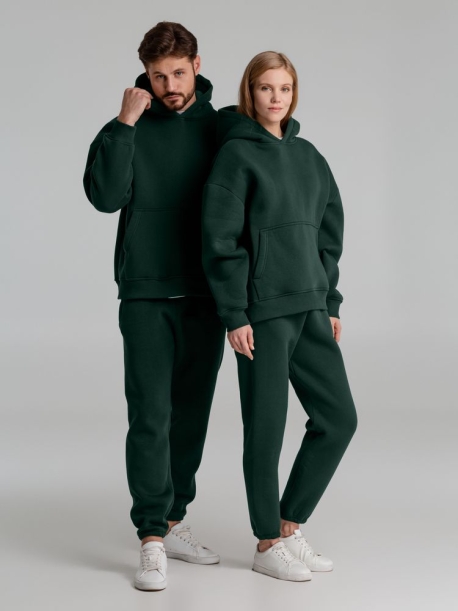 Худи Kulonga Oversize, темно-зеленое, размер ХL/ХХL (Изображение 7)