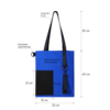 Шоппер Superbag Color (синий с чёрным) (Изображение 4)