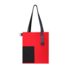Шоппер Superbag Color (красный с чёрным) (Изображение 1)