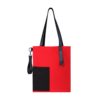 Шоппер Superbag Color (красный с чёрным) (Изображение 3)