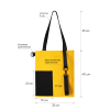 Шоппер Superbag Color (жёлтый с чёрным) (Изображение 4)