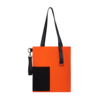 Шоппер Superbag Color (оранжевый с чёрным) (Изображение 3)