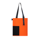 Шоппер Superbag Color (оранжевый с чёрным)