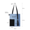 Шоппер Superbag Color (серый с чёрным) (Изображение 4)