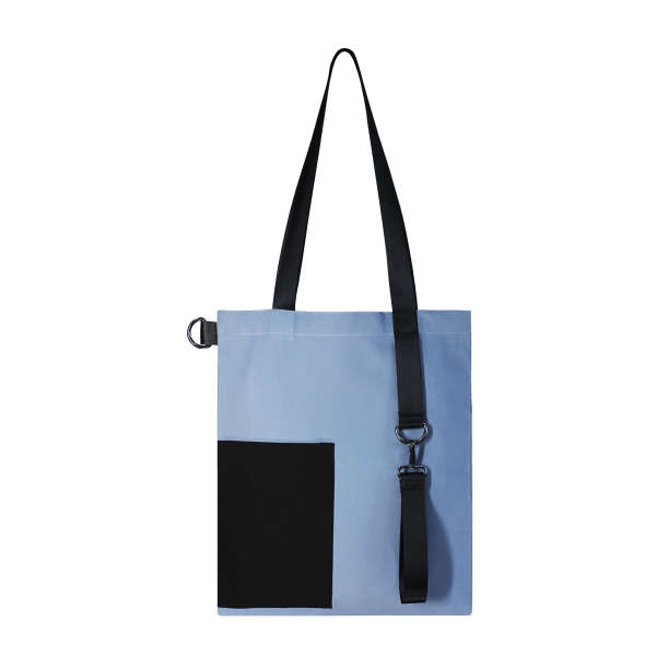Шоппер Superbag Color (серый с чёрным) (Изображение 2)