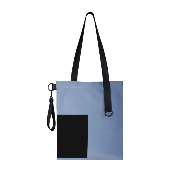 Шоппер Superbag Color (серый с чёрным) (Изображение 3)