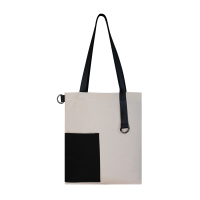 Шоппер Superbag Color (бежевый с чёрным)