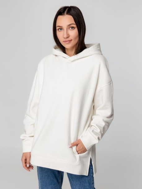 Худи оверсайз унисекс Tolla, молочное, размер XL/2XL (Изображение 6)