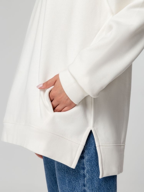 Худи оверсайз унисекс Tolla, молочное, размер XL/2XL (Изображение 9)