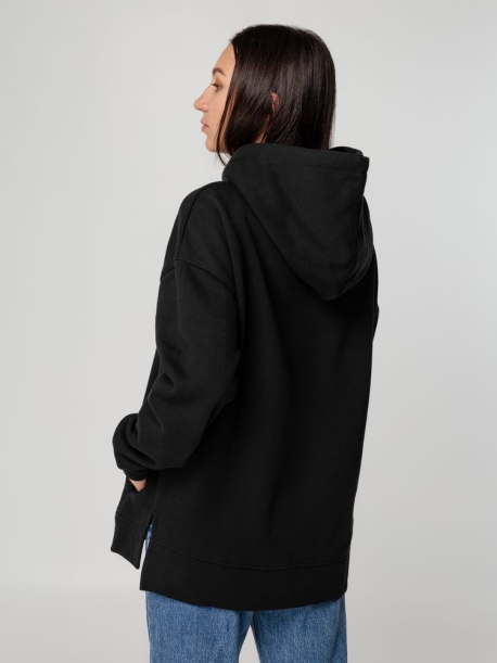 Худи оверсайз унисекс Tolla, черное, размер XL/2XL (Изображение 7)