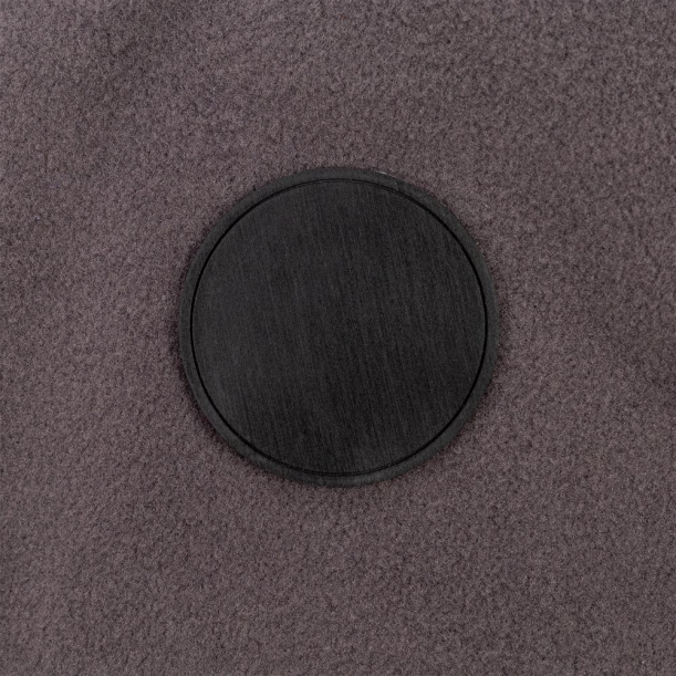 Лейбл из ПВХ Dzeta Round, L, черный (Изображение 2)