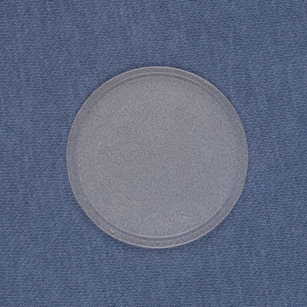Лейбл из ПВХ Dzeta Round, L, прозрачный (Изображение 3)